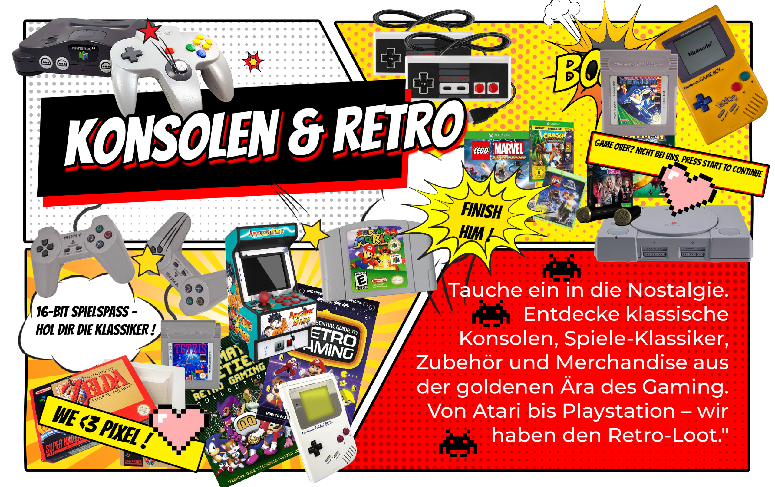 Konsolen & Retro — Von Atari bis PlayStation
