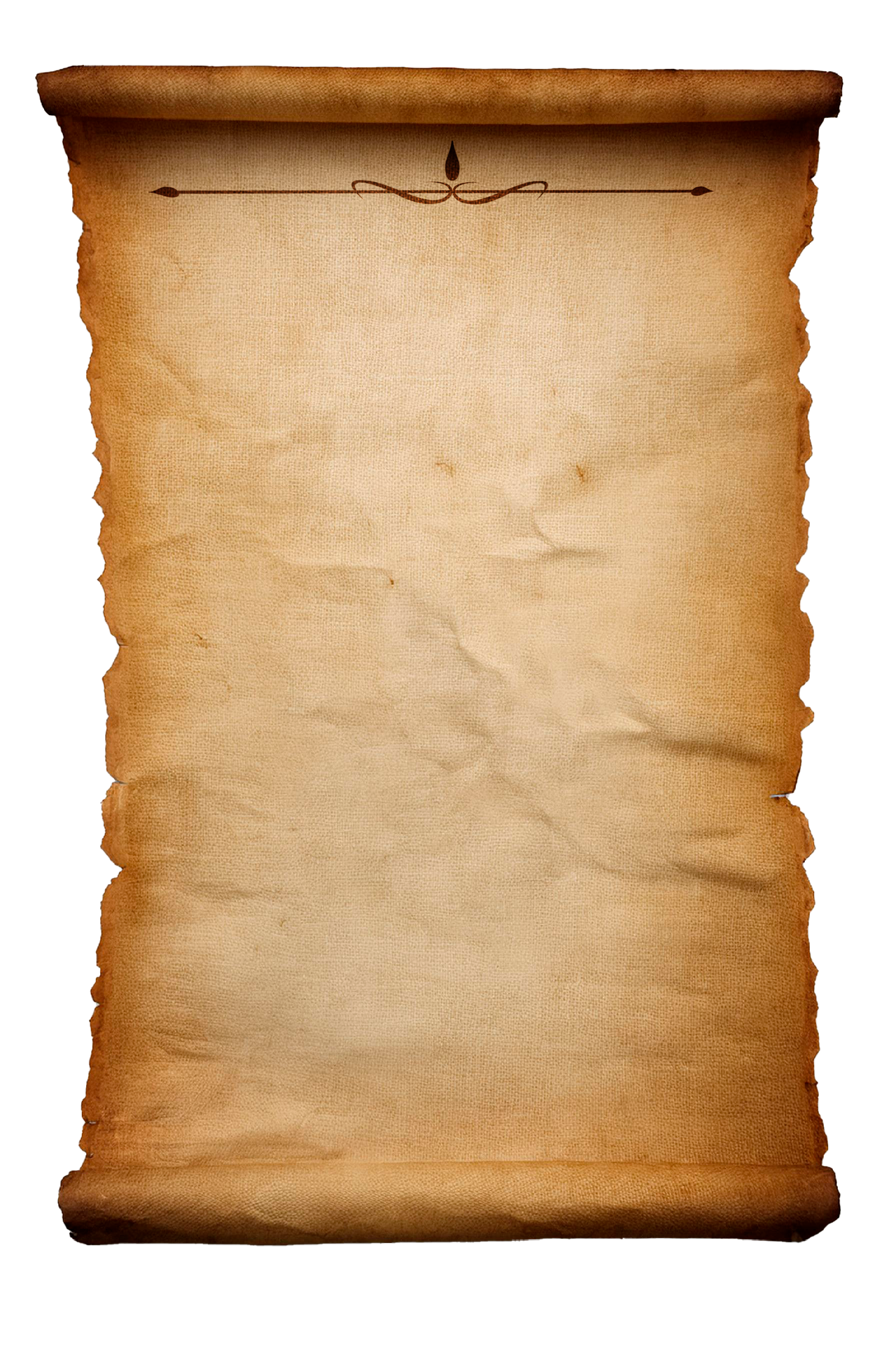 Schriftrolle dekoriert