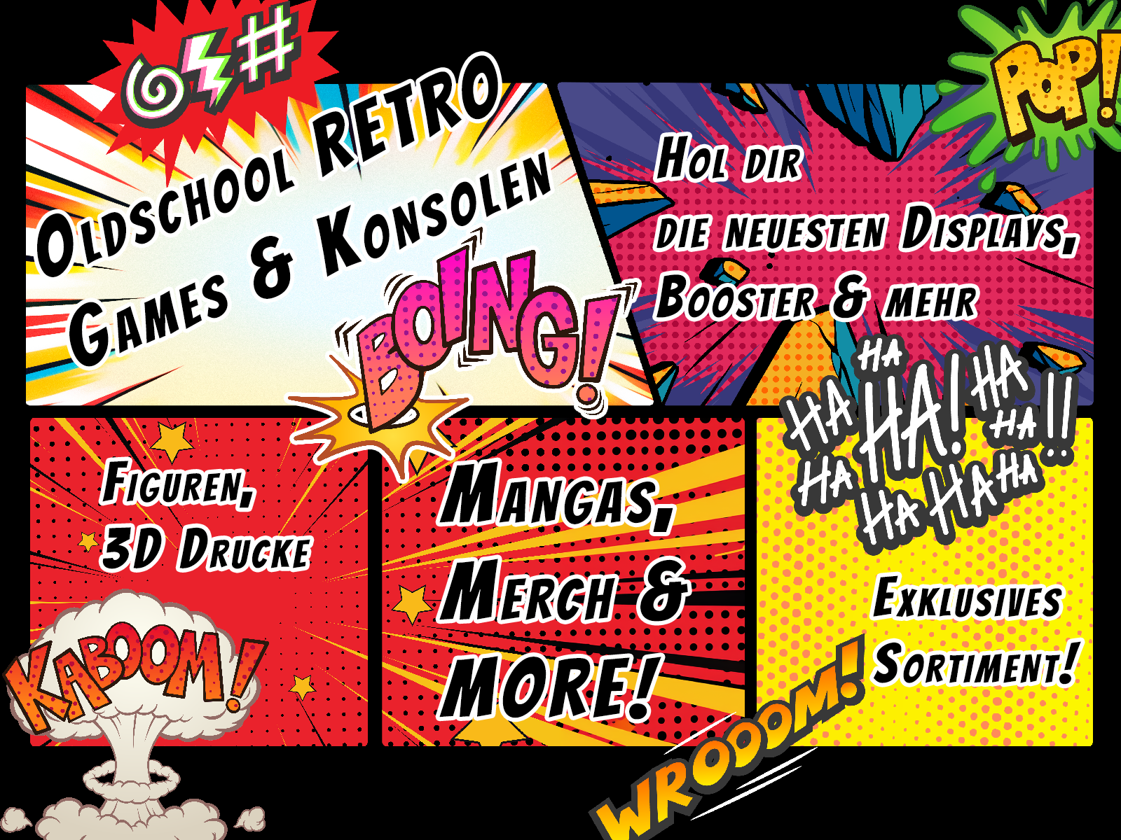 Retro Games, Figuren, Manga und exklusives Sortiment bei Crossover X